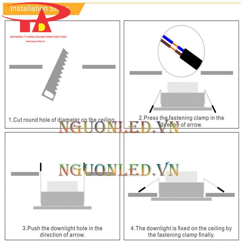 Phân phối sỉ đèn led âm trần loại tốt tại hcm