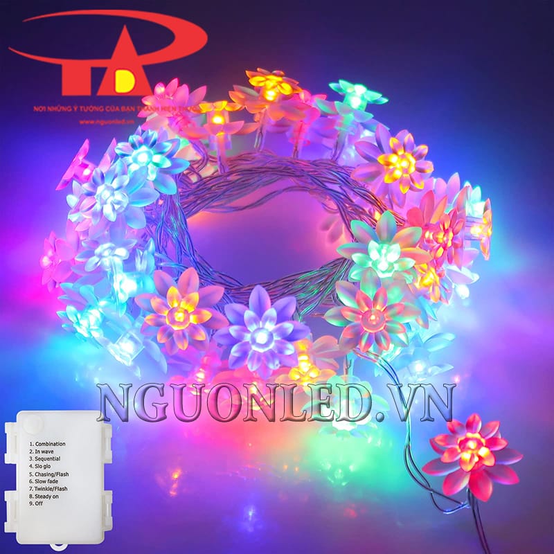 Ảnh led dây hình hoa sen