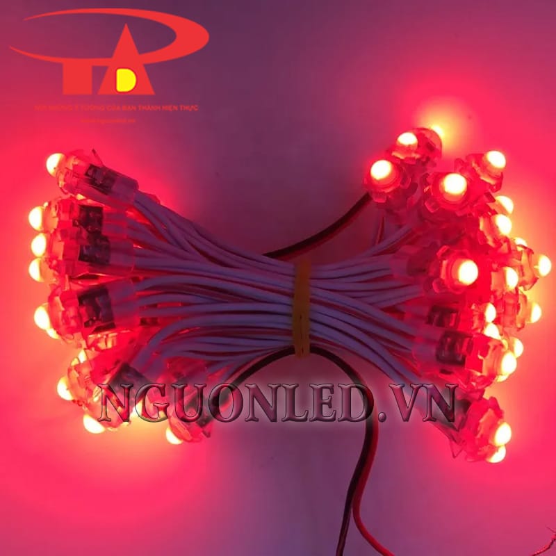 Led đúc 12V ánh sáng màu đỏ, dây dài 3.5m