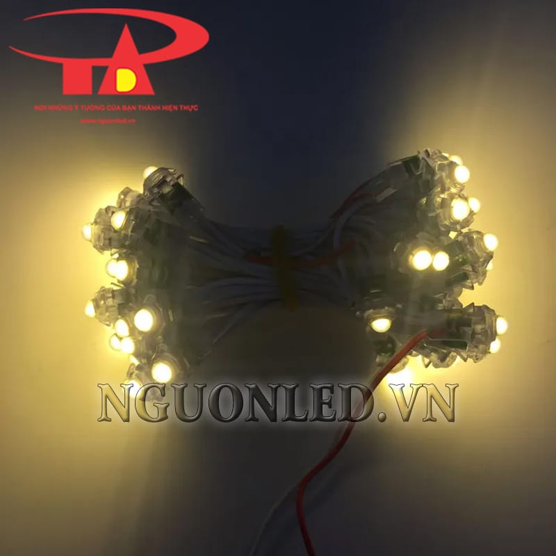 Led đúc f8 12V màu vàng nắng giá rẻ