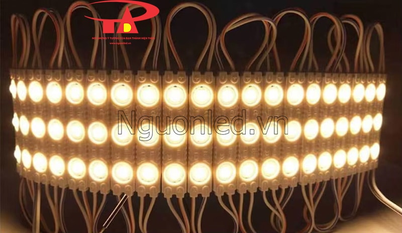 Led hắt 3 bóng mắt lồi màu vàng siêu sáng