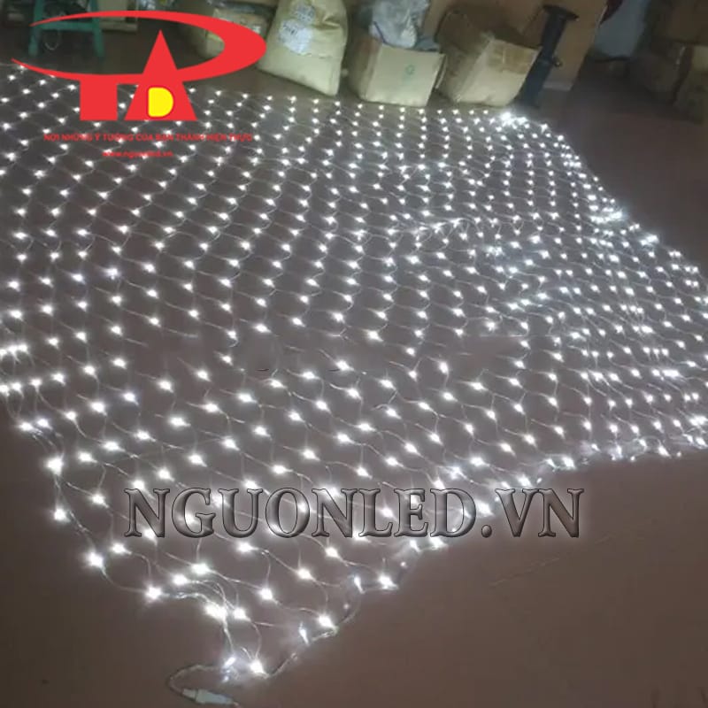 Ứng dụng led lưới mắt cáo 3x2m màu trắng tại TPHCM