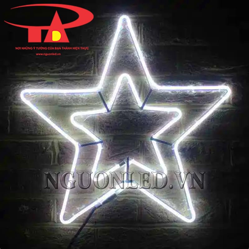 Đèn led neon ngôi sao đôi tại TPHCM