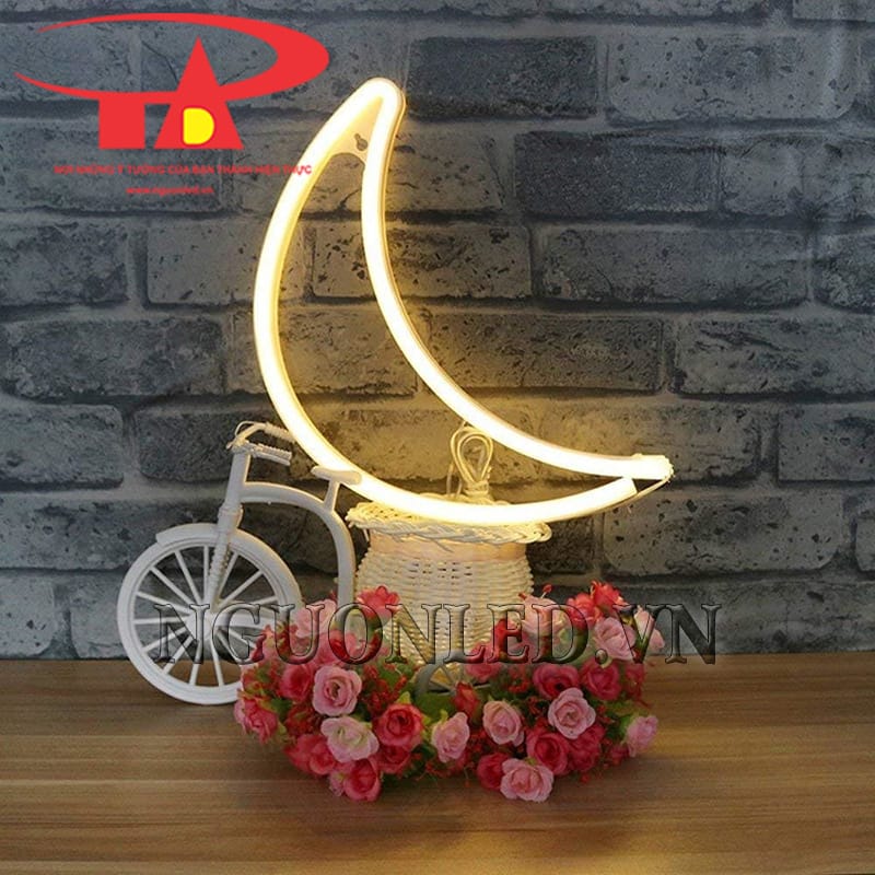 Ảnh led neon trăng khuyết màu vàng.JPG