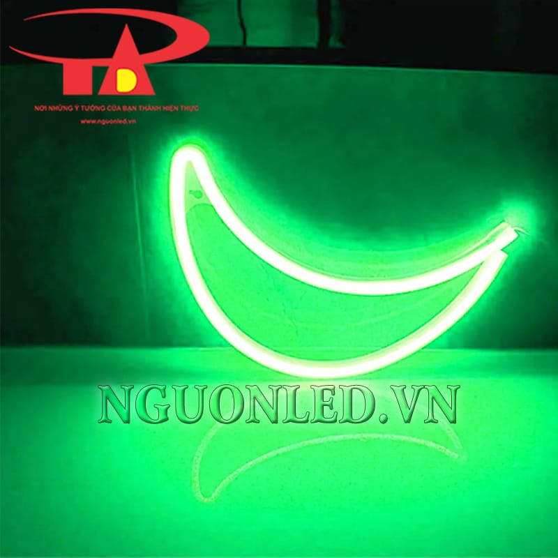 Ứng dụng led trăng khuyết neon xanh lá tại Đà Nẵng