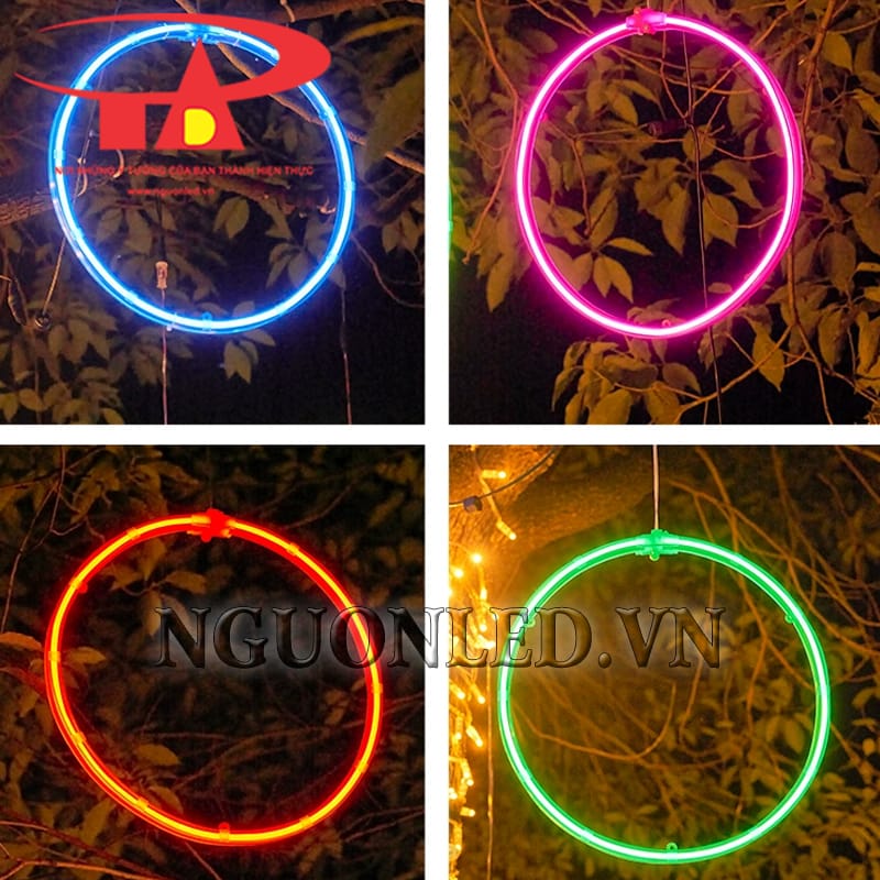 Chi tiết ứng dụng led neon vòng tròn