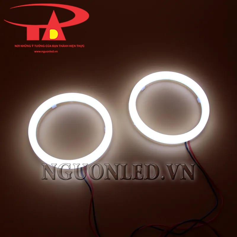 Ứng dụng đèn led vòng tròn neon màu trắng