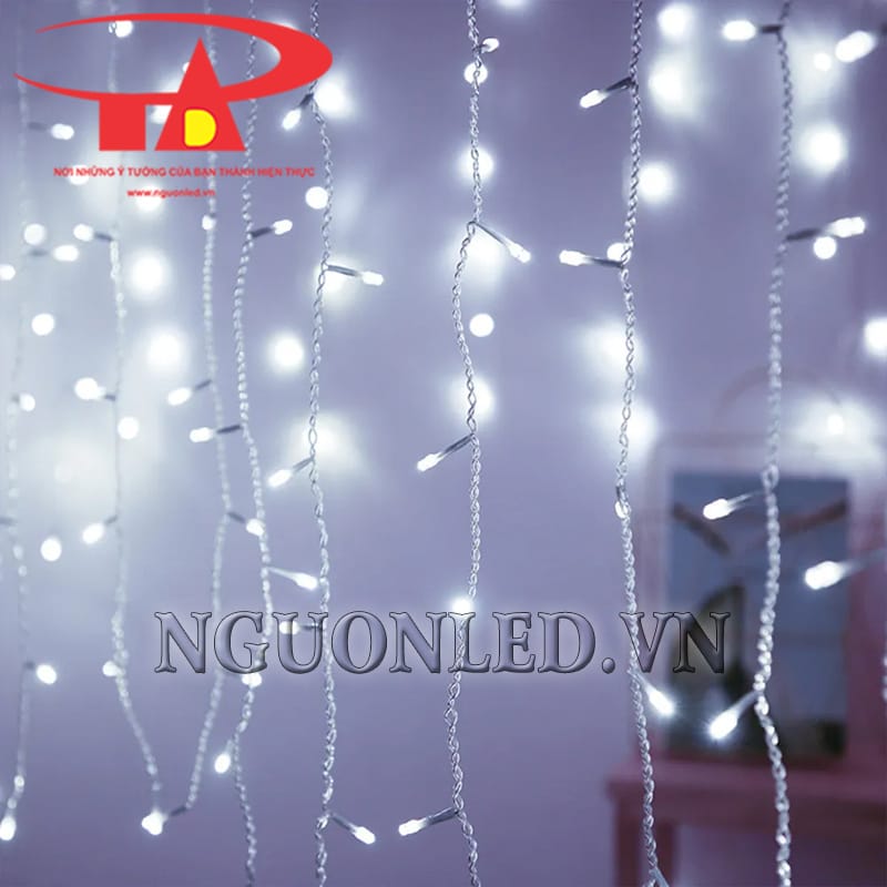 Ứng dụng led rèm thác nước 3m x 2m tại Hà Nội