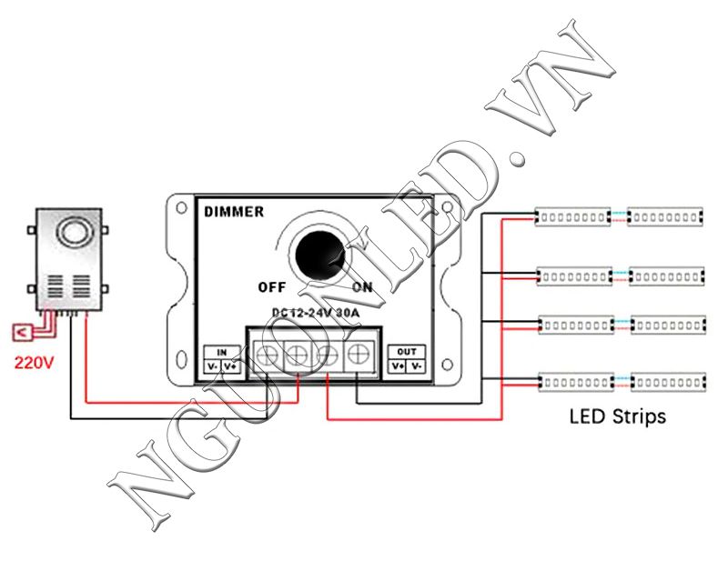 Hướng dẫn cài đặt mạch Dimmer