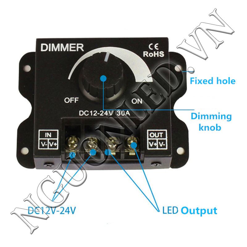 Mạch Dimmer chỉnh độ sáng loại tốt