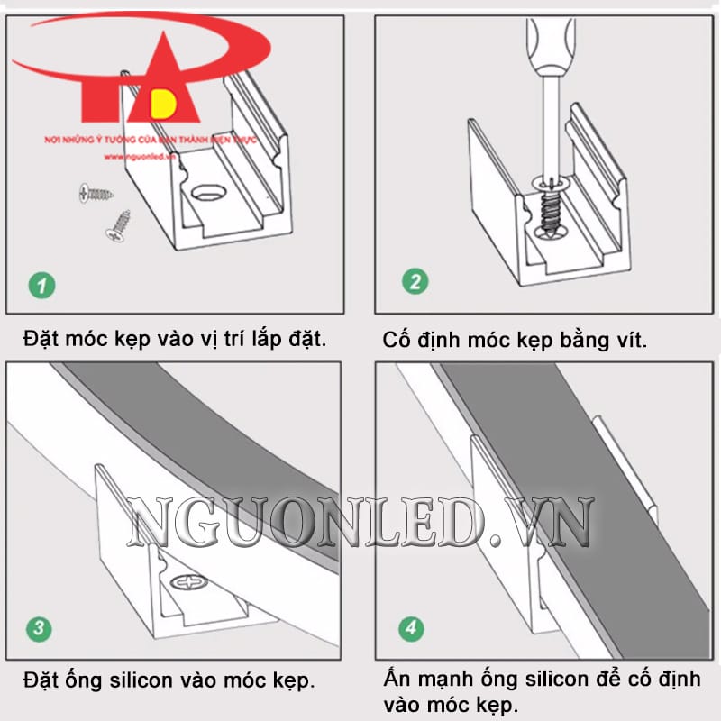 Hướng dẫn lắp đặt ống silicon định hình