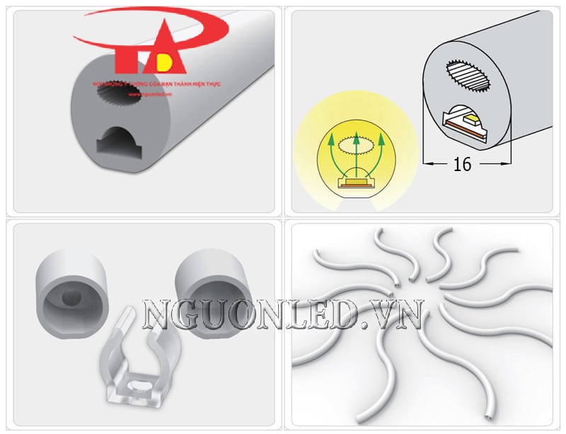 Silicon định hình tròn phi 16 giá rẻ