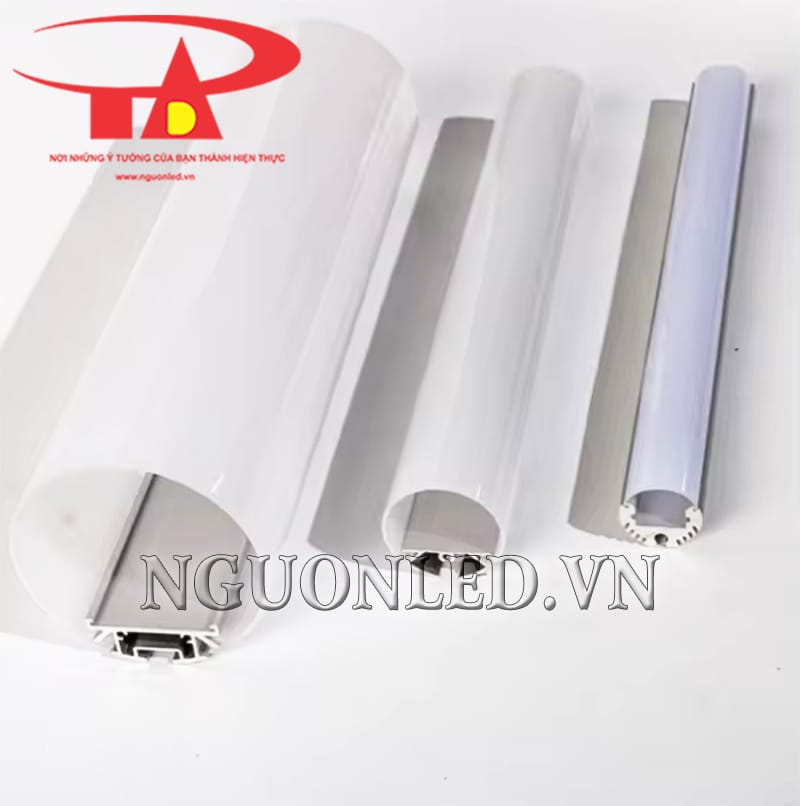 Thanh nhôm tròn định hình led dây