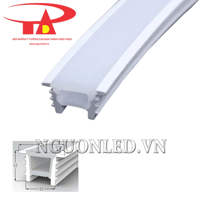 Ống silicon định hình 1212 âm tường