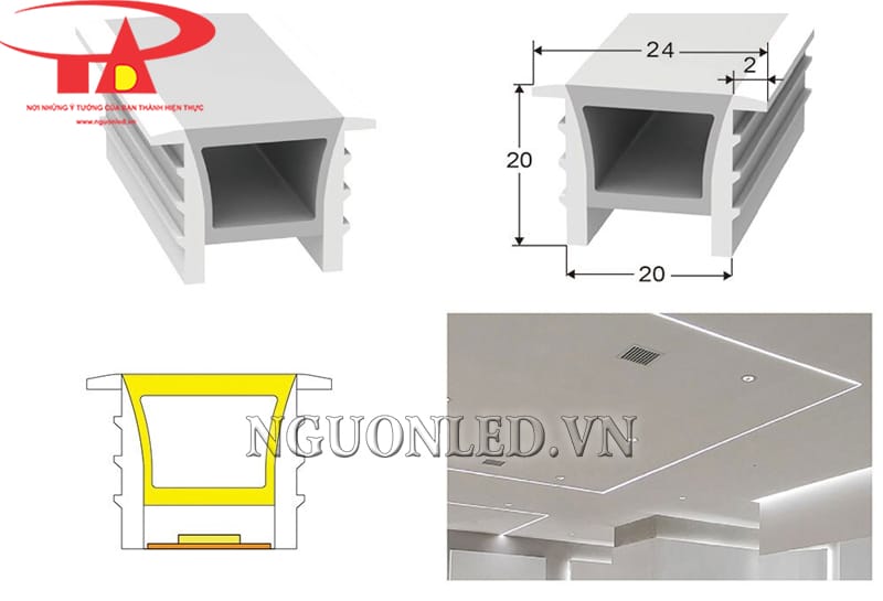 Silicon định hình lắp âm tường 2020