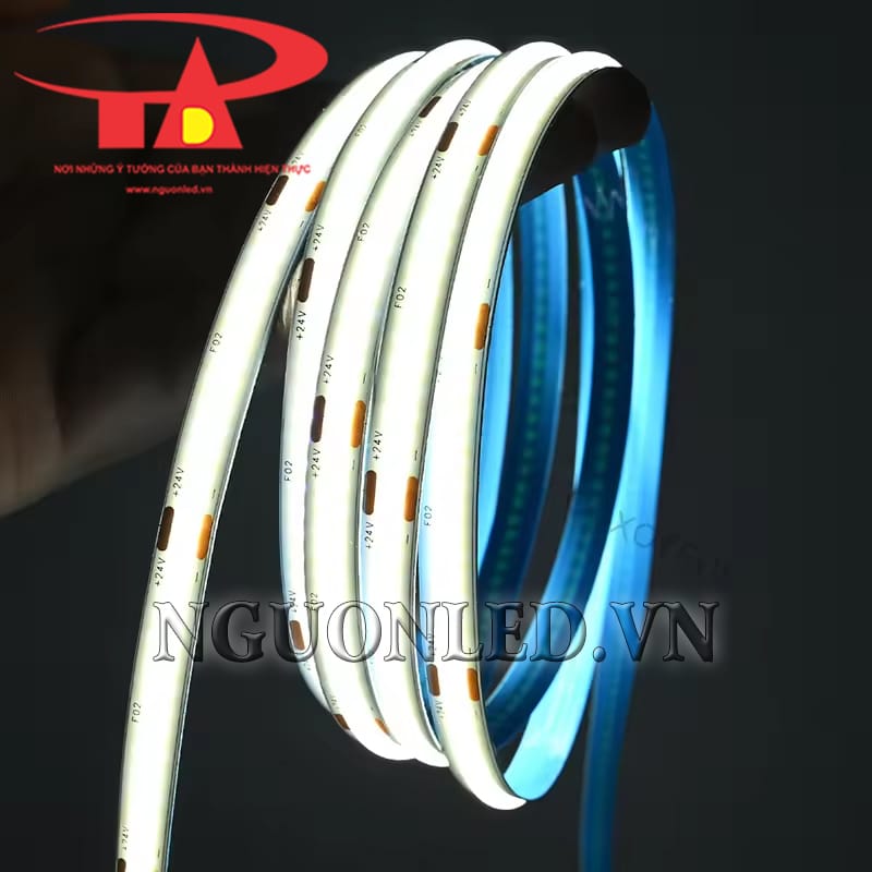 Led dây dán COB dùng cho ống silicon