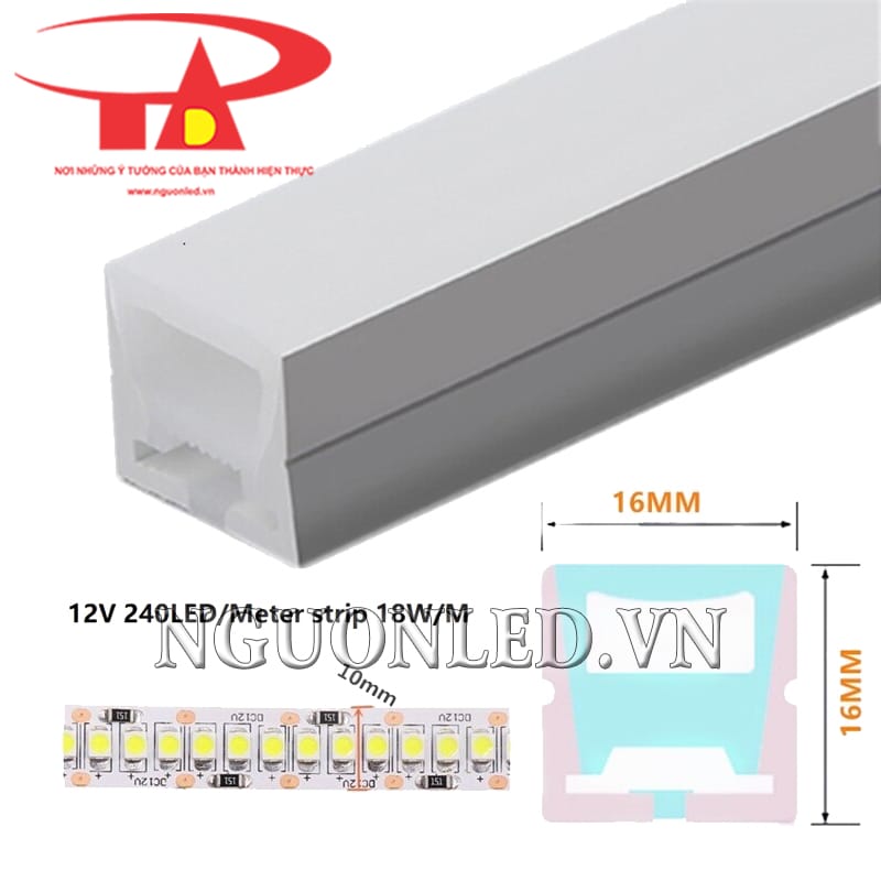 Silicon định hình led dây 1616