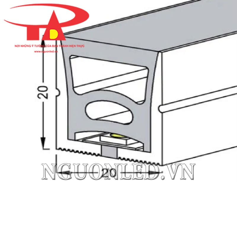 Silicon định hình led uốn dẻo 2020