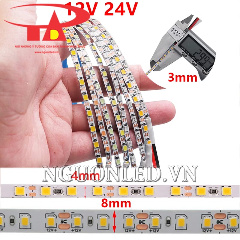 Led dây 2835 dùng cho ống silicon định hình