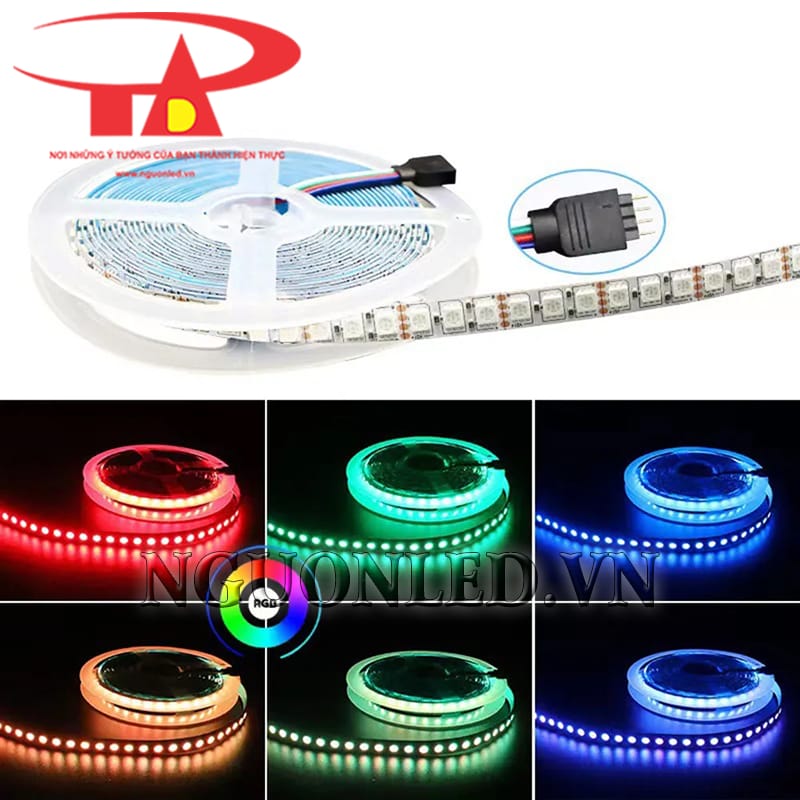 Led dây dán 5050 dùng cho thanh nhôm định hình