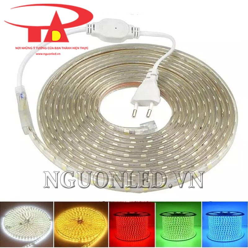 Đèn led dây 5050 220V dùng cho thanh nhôm profile