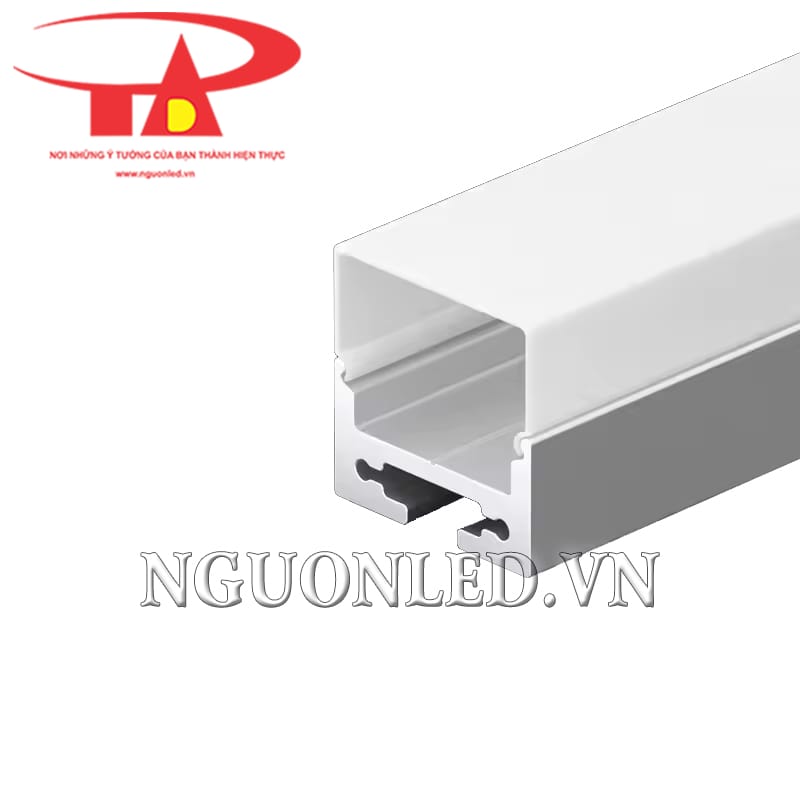 Thanh nhôm định hình ốp nổi U 20x20