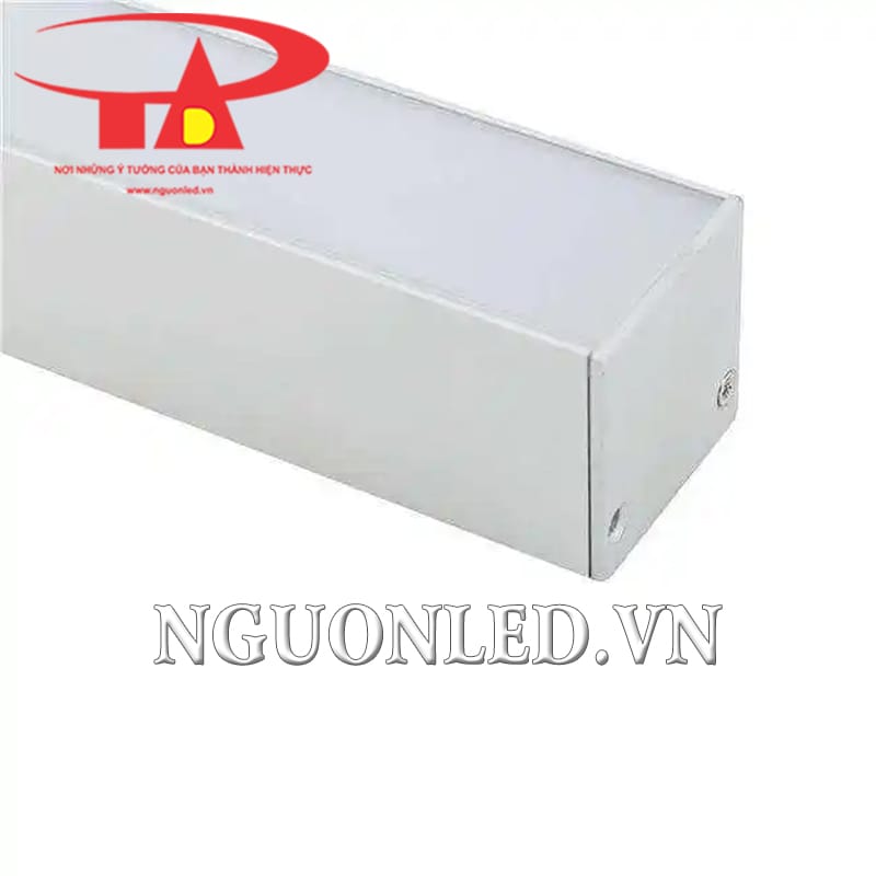 Thanh profile nhôm ốp nổi U 35x35