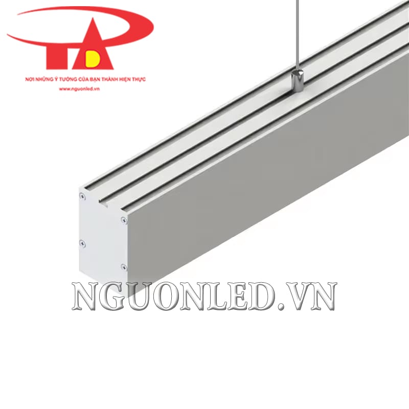 Máng nhôm định hình U 50x75