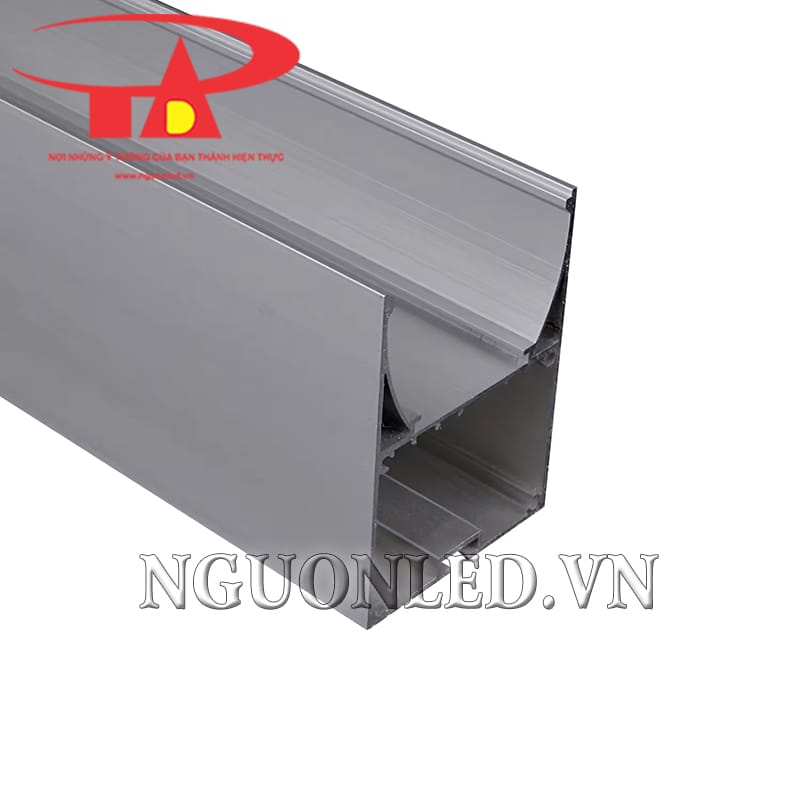 Thanh nhôm định hình chữ U 50x75