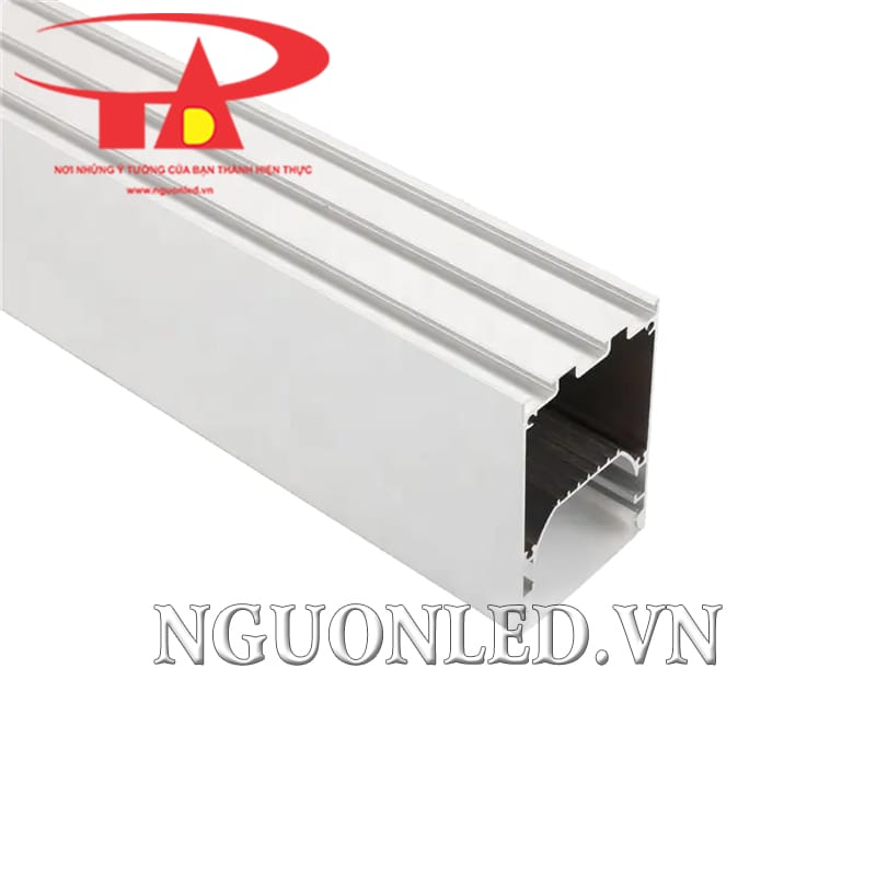 Thanh nhôm U 50x75 định hình lắp nổi