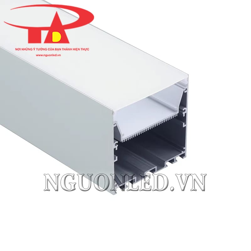 Thanh nhôm định hình U nổi 76x76 giá rẻ