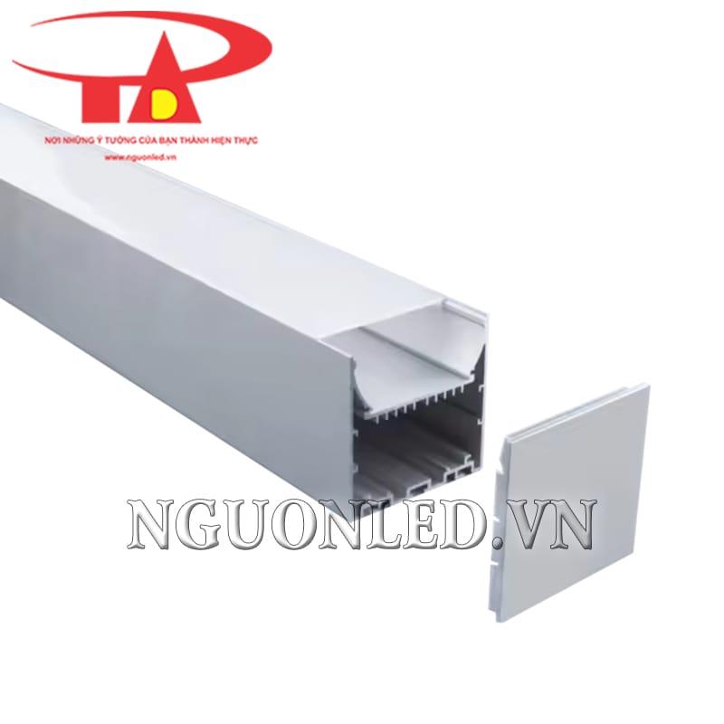 Thanh nhôm định hình U nổi 76x76