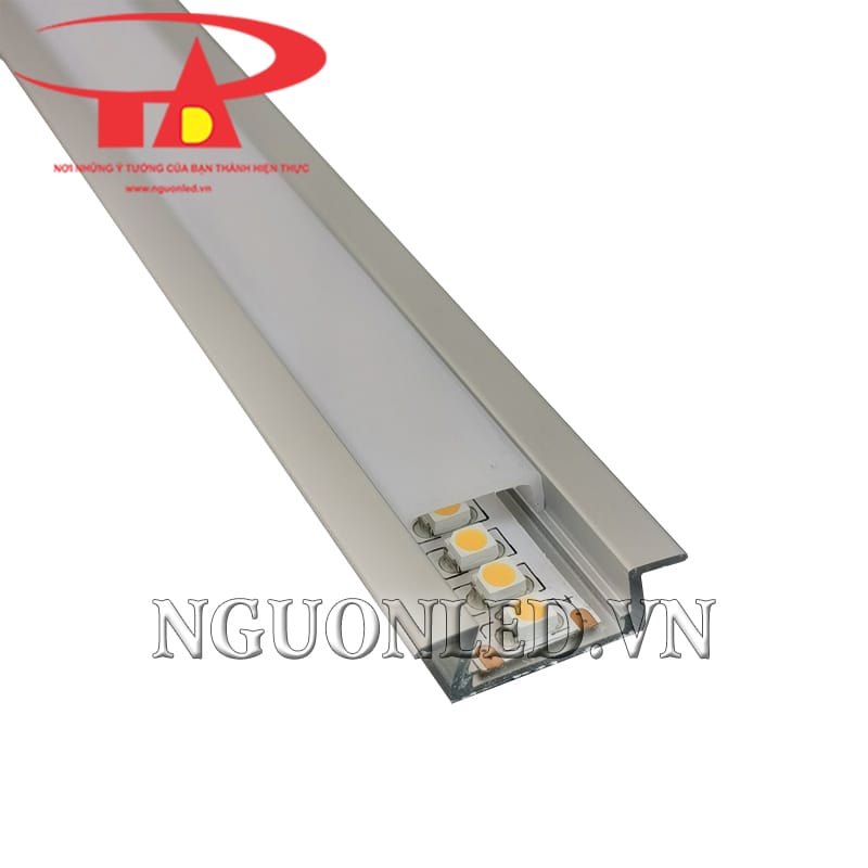 Thanh nhôm profile lắp âm tường W22H7