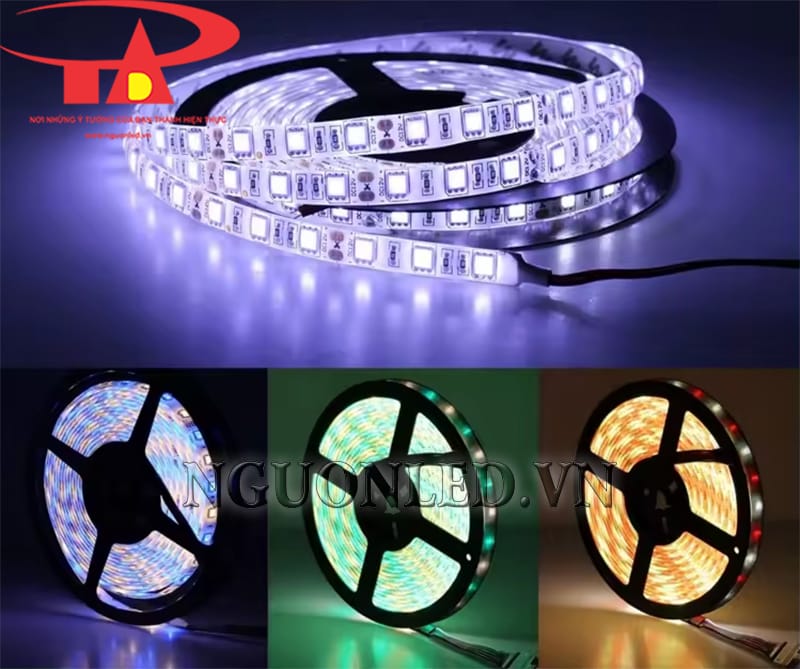 Led dây dán 5050 dùng cho thanh nhôm định hình