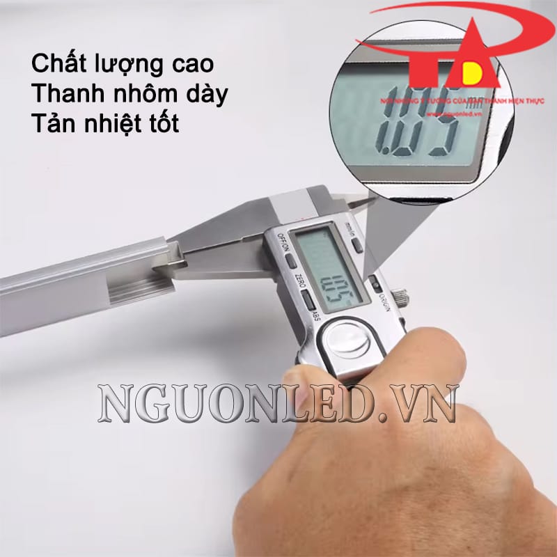 Thanh định hình nhôm lắp nổi cao cấp800