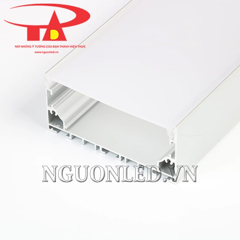 Thanh profile nhôm U nổi 76x35