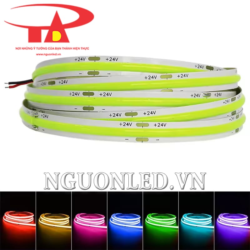 Dây led COB dùng cho ống silicon âm tường 2014