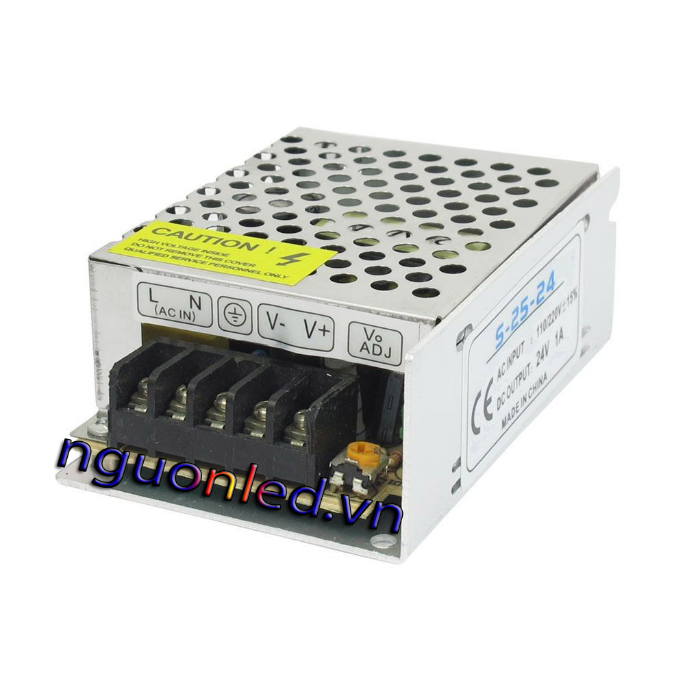 Nguồn tổ ong 24V 1A loại tốt, giá rẻ. chất lượng, đủ ampe, bảo hành 1 năm, nguonled.vn