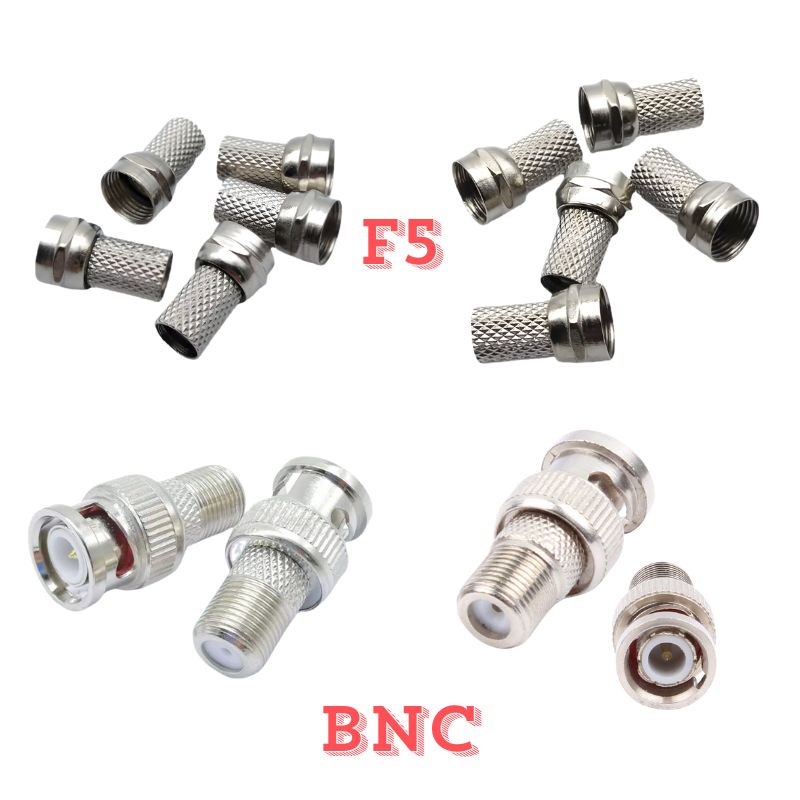 Jack BNC là đầu nối nằm giữa camera, balun, dây đồng trục hoặc đầu ghi