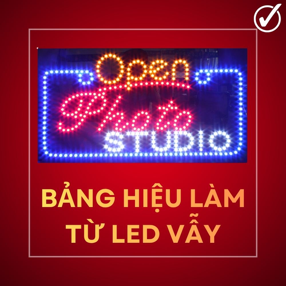 Hướng dẫn cách đấu nối led vẫy sáng làm biển hiệu