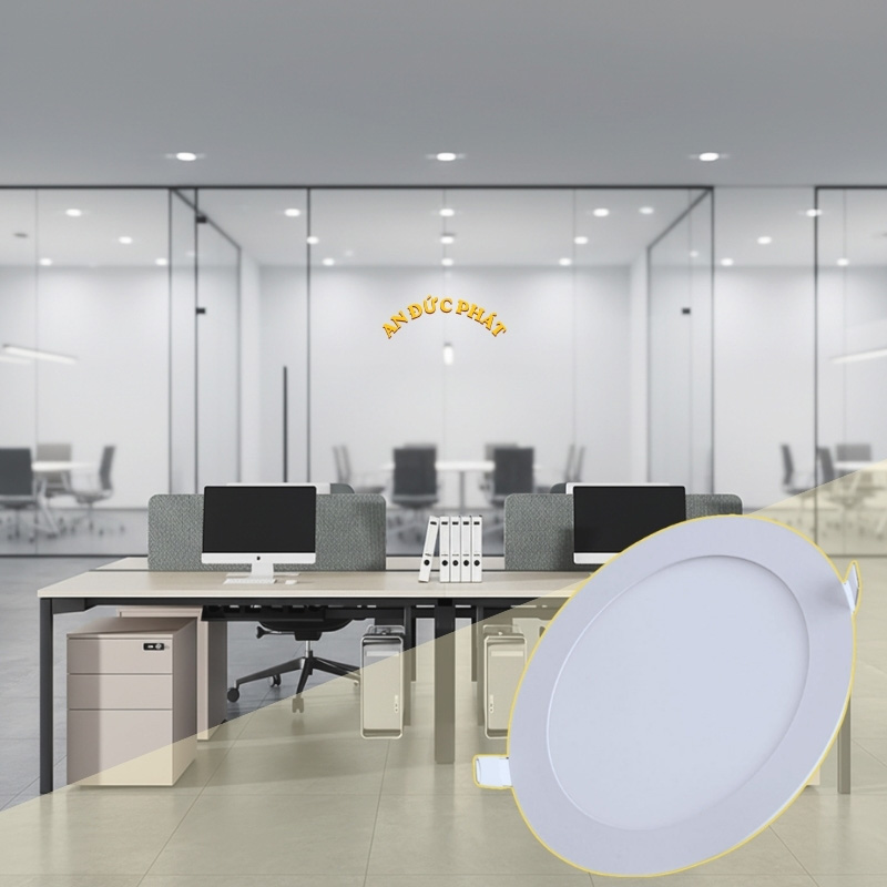 Đèn LED âm trần chống chói cho văn phòng và khu tiếp khách