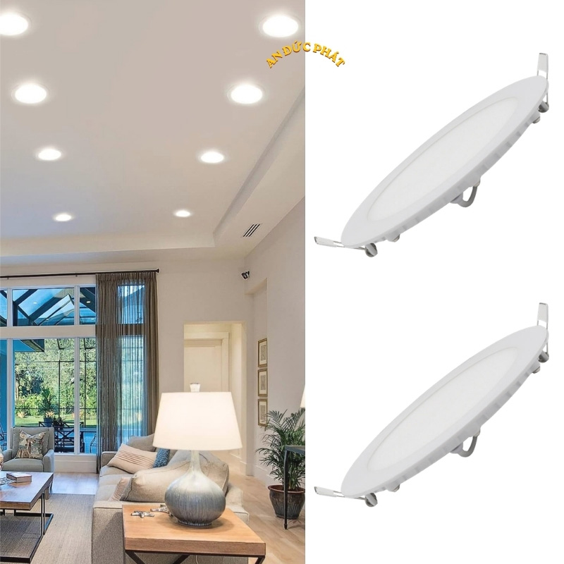 Lỗi bố trí đèn LED âm trần quá dày trong phòng khách