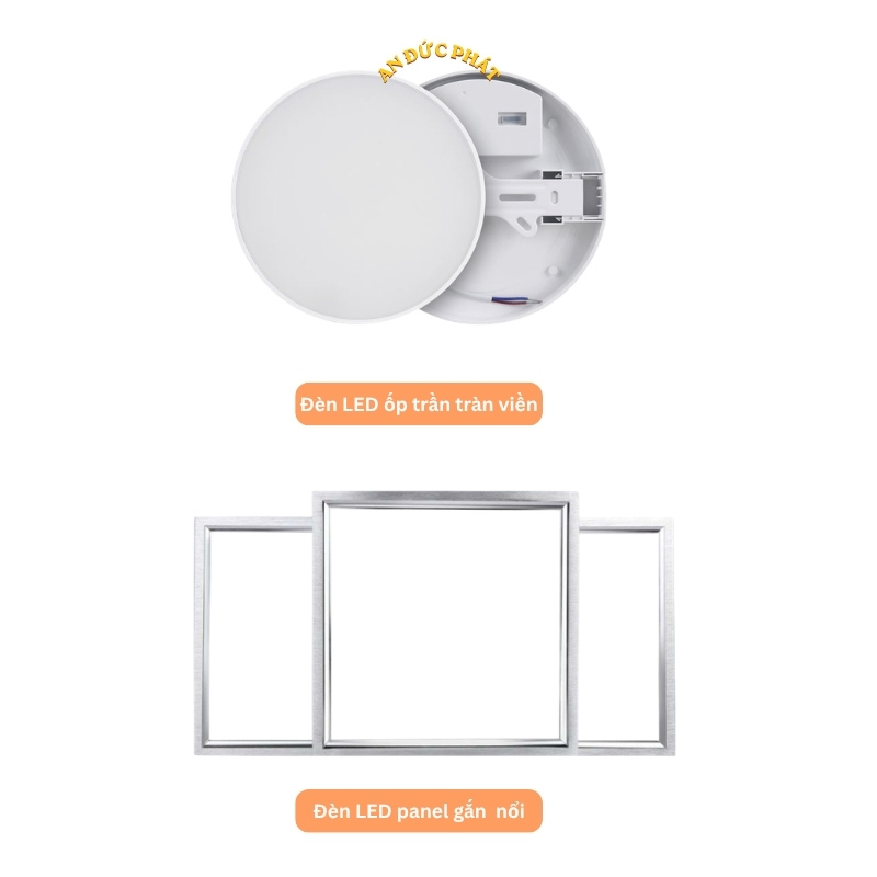 các trường hợp chọn đèn LED ốp trần hoặc panel