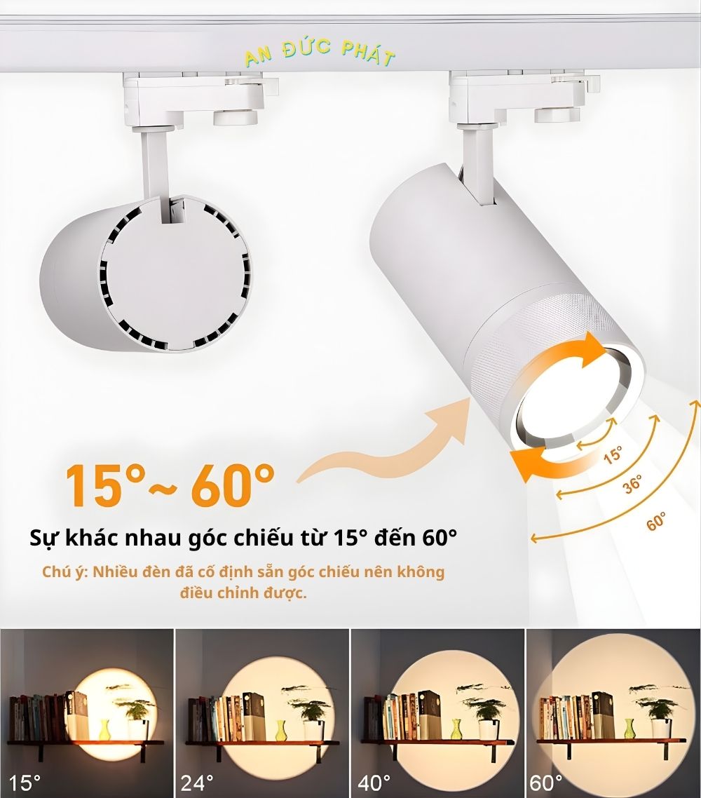 Cách chọn góc chiếu cho đèn led chiếu điểm