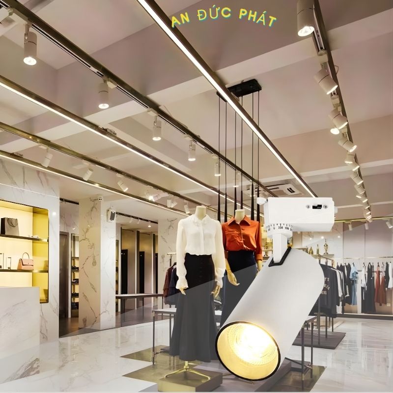 Đèn led chiếu điểm dùng chiếu sáng Shop thời trang