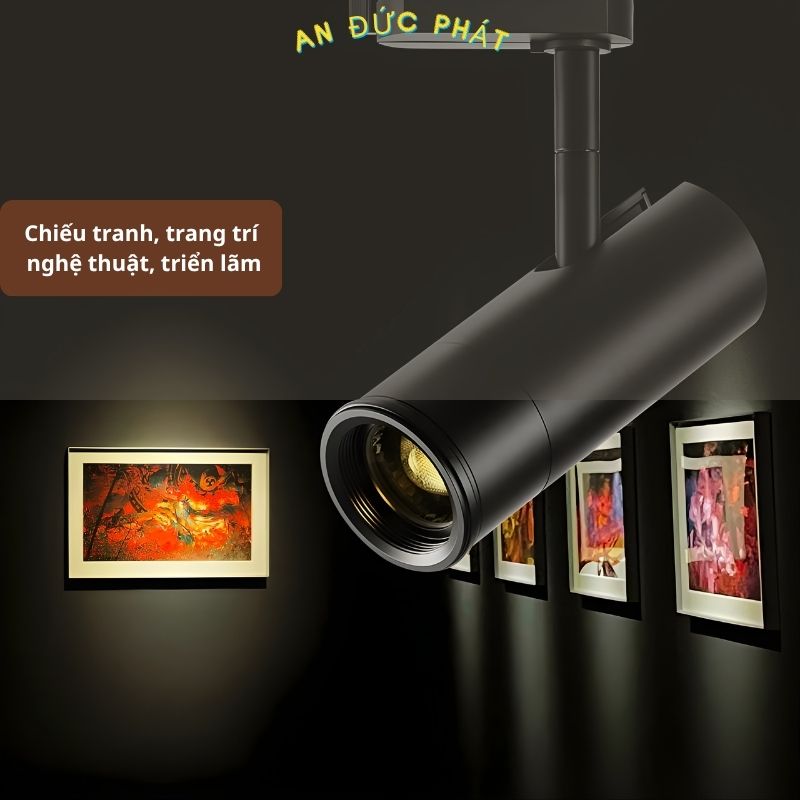 Đèn led chiếu điểm chiếu tranh ảnh nghệ thuật