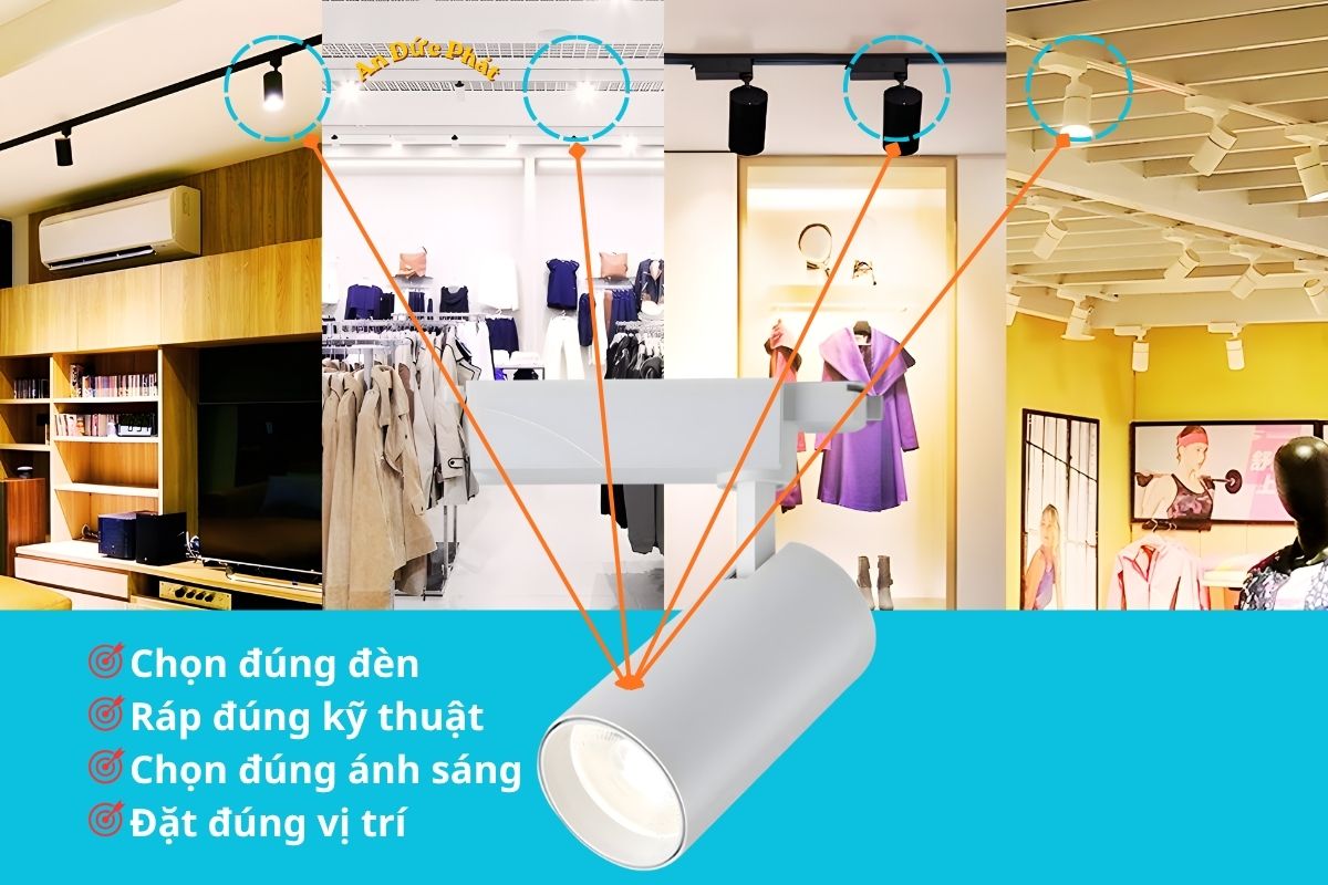 Đèn LED Chiếu Điểm Cần Được Lắp Đúng Kỹ Thuật