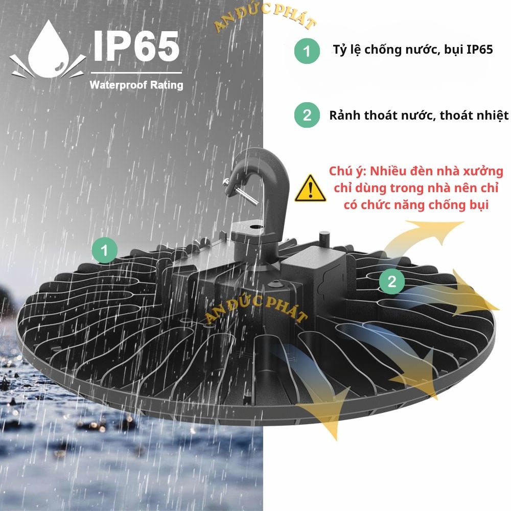 Chỉ số IP của đèn nhà xưởng