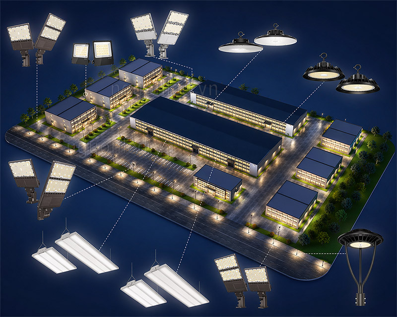 Sơ đồ phân khu vực ánh sáng sao cho đúng