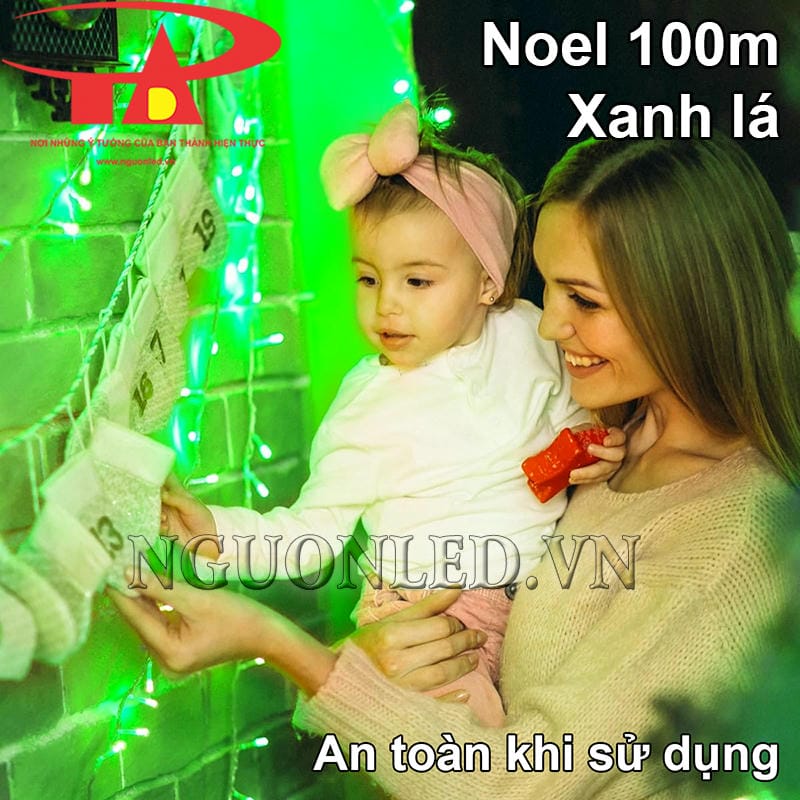 Dây đèn giáng sinh xanh lá